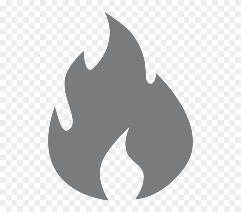 Fire Icon Fixed - Smoke Detector Icon Grey #189452