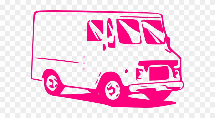 Pink Truck Clip Art - Food Truck Clip Art #189458