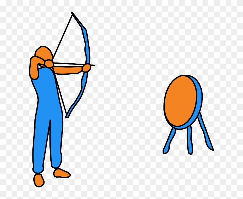 Sports, Aim, Archer, Arrow, Bow, Bullseye, Fire - Clipart Aim #189521