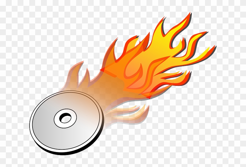 Burn, Burning, Hot, Fire, Flame - Burn Cd Icon #189606