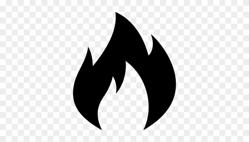 Fire Flaming Outline Vector - Fire Icon Svg #189665