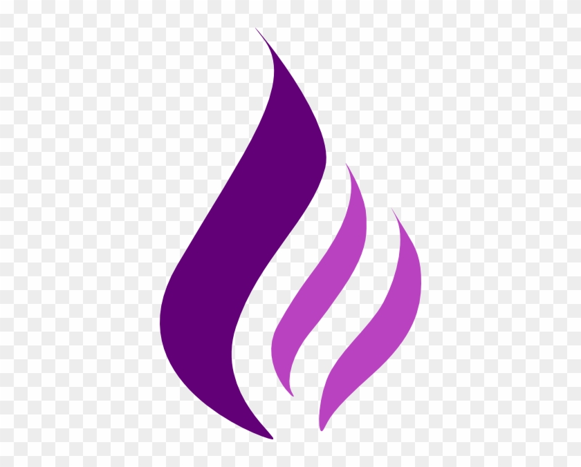 How To Set Use Purple Flame Logo Svg Vector - Purple Flame Clip Art #189690