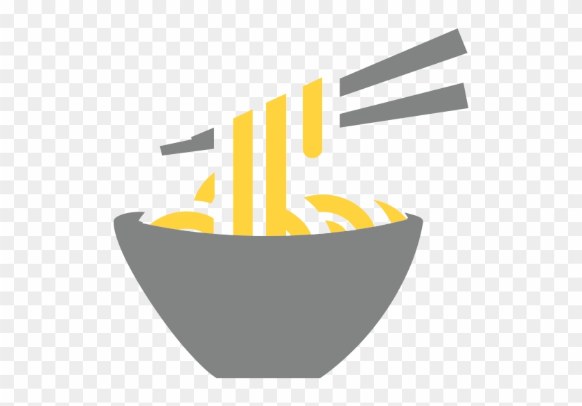 Steaming Bowl - Noodles Emoji Png #1102883