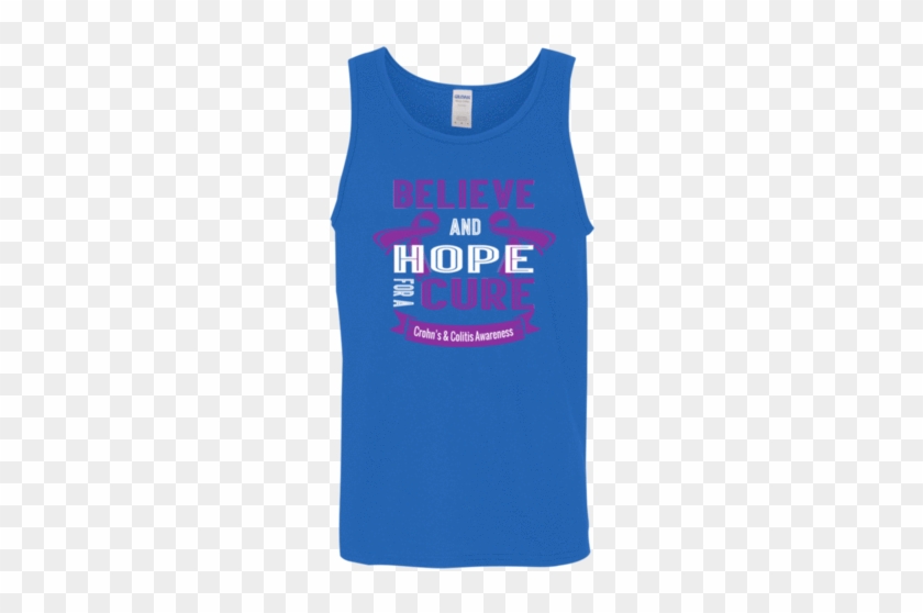 Crohn's Disease Shirts For Crohn's Disease Awareness - Believe & Hope For A Cure... Tote Bag #1102937