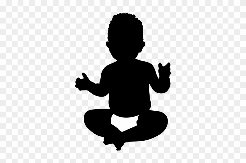 Boy Boy Sitting Silhouette Transparent Png - Silhouette #1103340