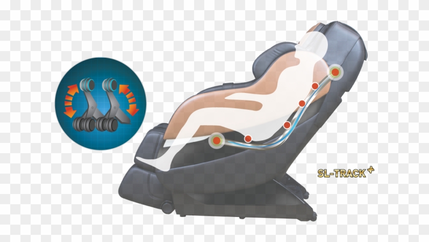 Longer Extended Sl-track With Additional 2 Rollers - Massage Chair #1103383