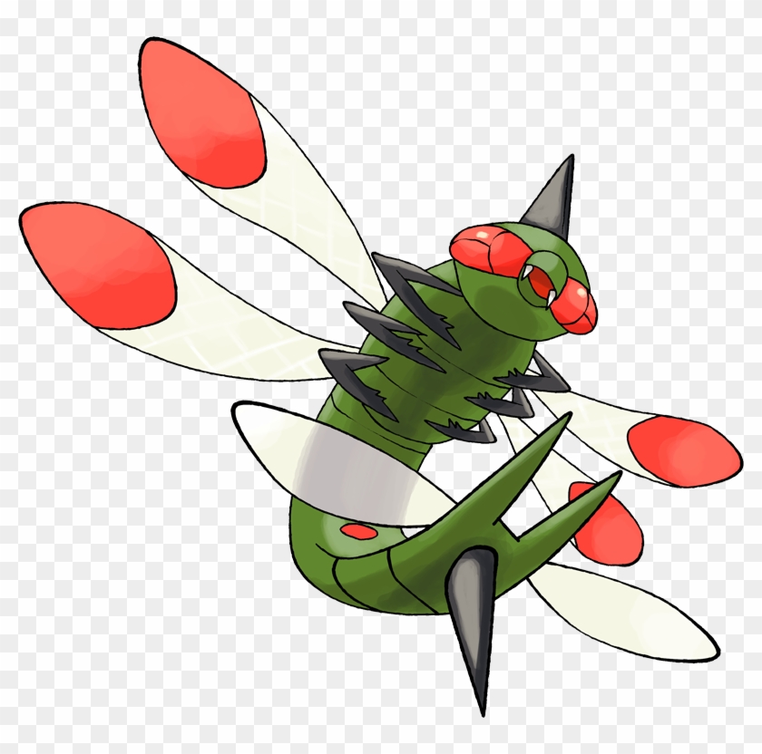 Shiny Yanmega Pokédex - Yanmega Png #1103398