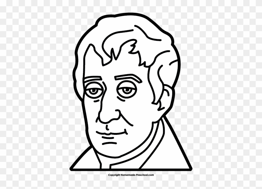 Click To Save Image - William Henry Harrison Easy Drawing #1103456
