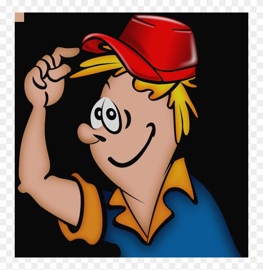 Image For Boy In Red Cap People Clip Art People Wearing - No Hat At School  - Free Transparent PNG Clipart Images Download