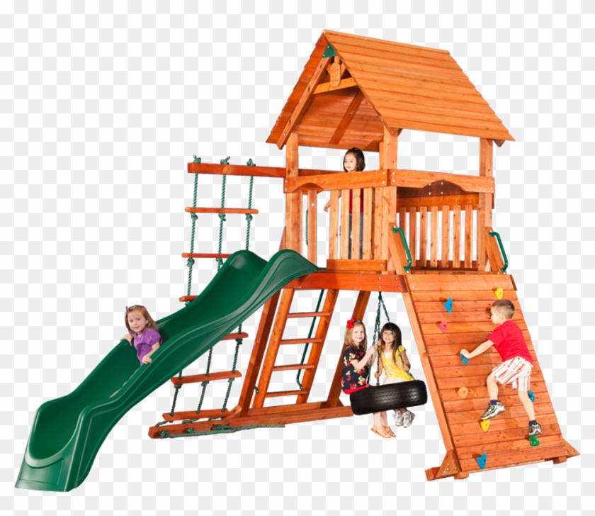 Sequoia Fort Climbing Frame - Playground #1103605