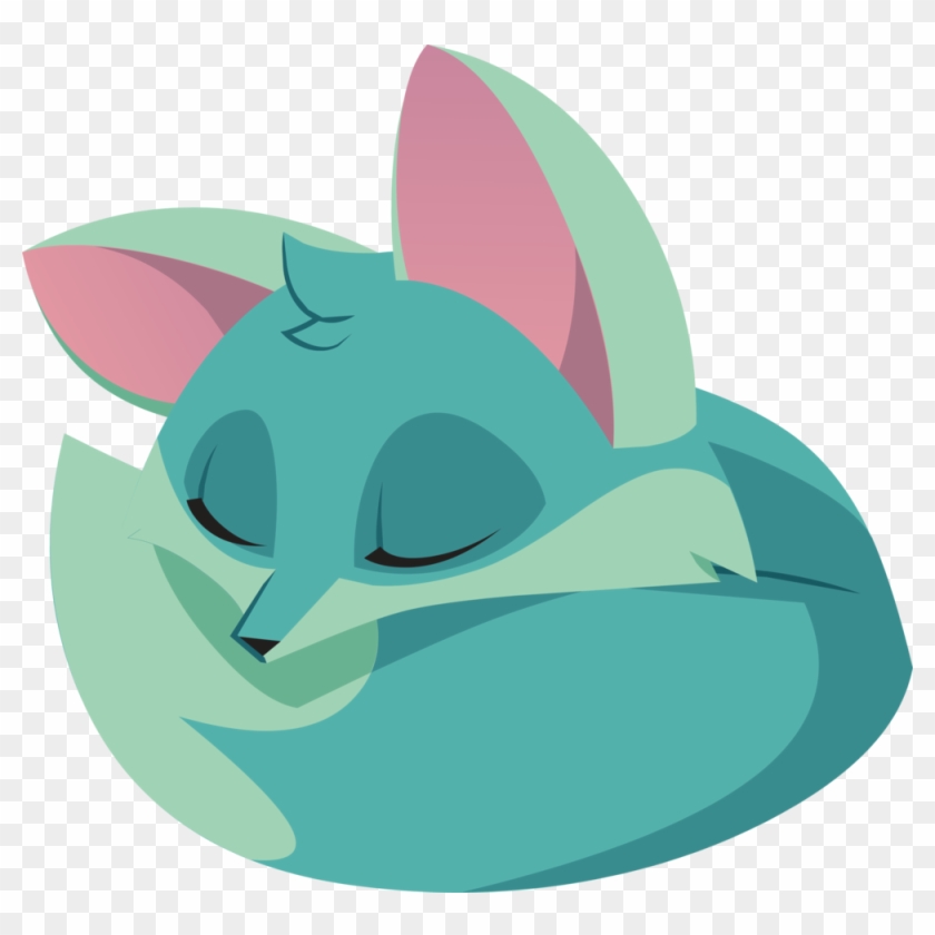 Sleeping Fox - Animal Jam Fox Sleeping #1103613