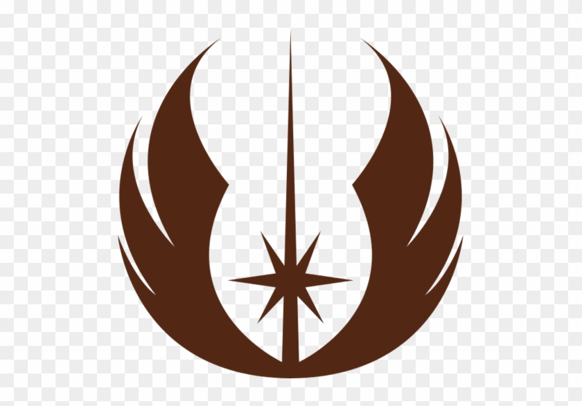 Star Wars Jedi Symbol Yeti, Tervis, Wall, Or Car Decal - Star Wars Jedi Symbol #1103658