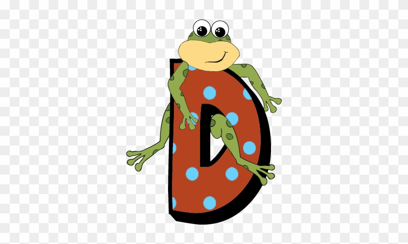 Leap Cute Frog E - Letter #1103772