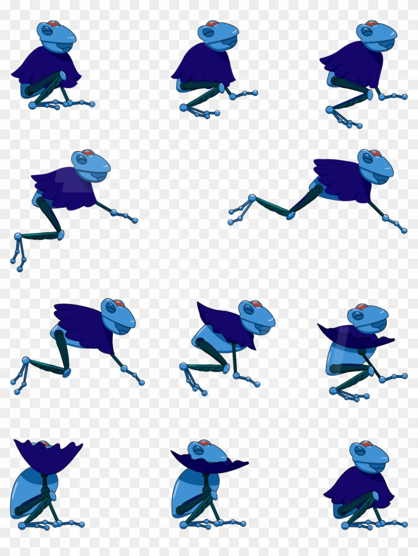 Frog Droid Leaping Animation Sprites - Frog Droid Leaping Animation Sprites #1103796