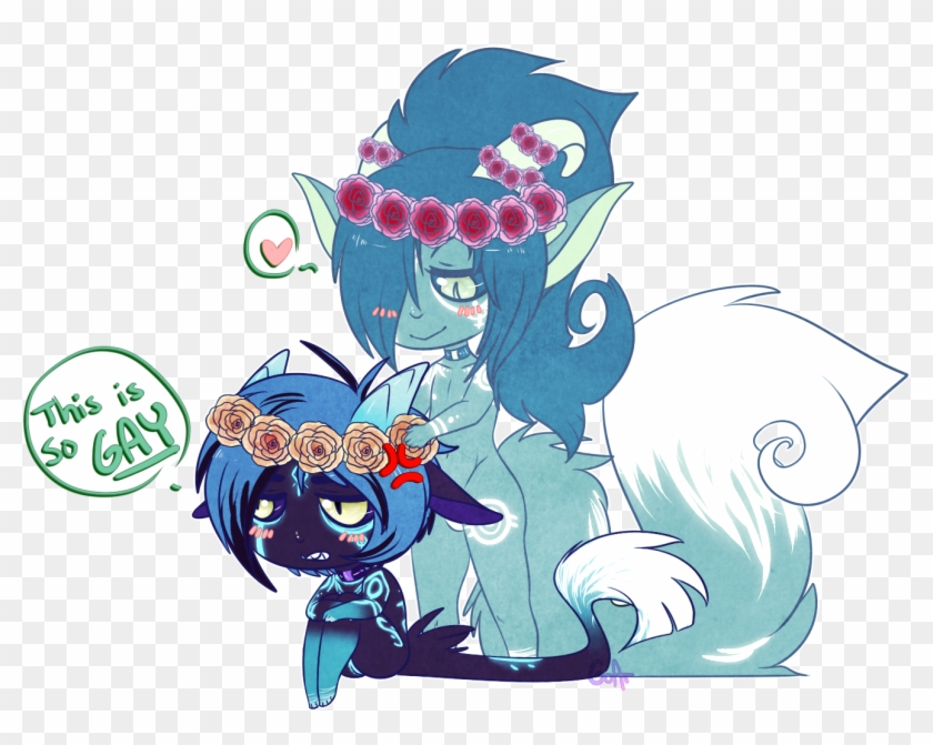Gay Flower Crowns - Cartoon #1103797