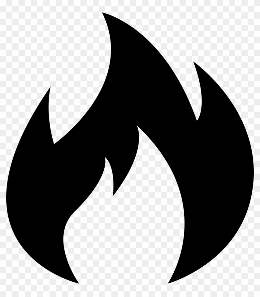 Flame Comments - Fire Icon Svg #1103913