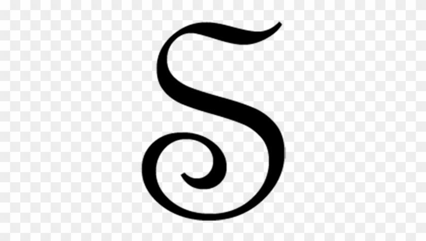 S In Cursive Letters #1103920