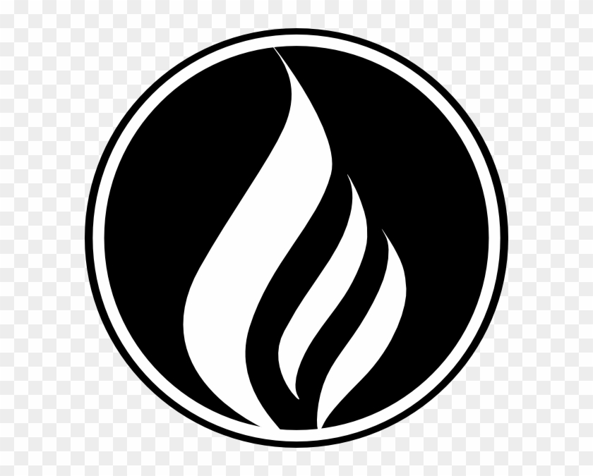 Flame Clipart Black And White Fire Flames Clipart Black - Flames Clipart Png #1103935
