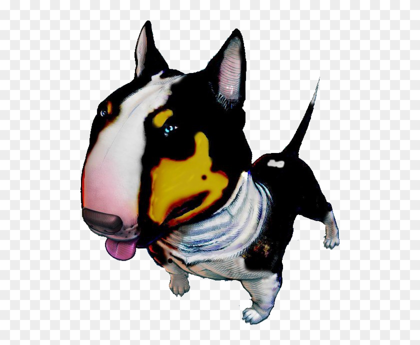 Bull Terrier Art - Bull Terrier Cartoon Png #1103939