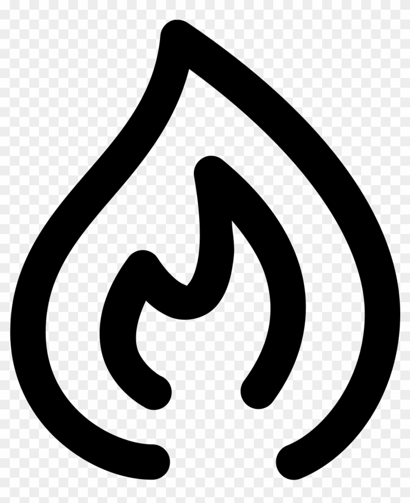 The Icon Is A Logo Of Fire Element - Иконка Огонь #1103976