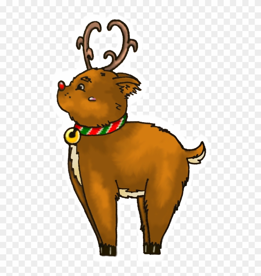 Free Reindeer Clipart Image - Cartoon #1103987