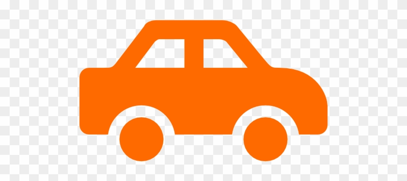 Orange Race Car Clipart - Green Car Icon Png #1104025