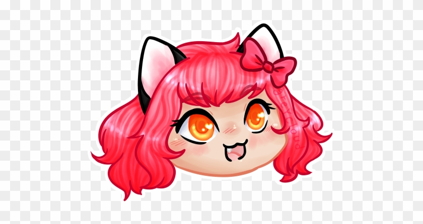 Kawaii~chan Sticker By Greycloudborks - Digital Art #1104026