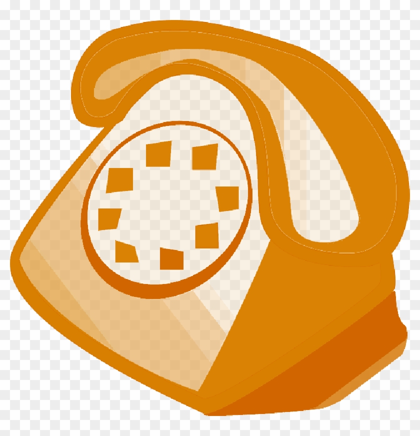 Phone, Icon, Yellow, Telephone, Orange, Theme, Apps - Clip Art #1104066