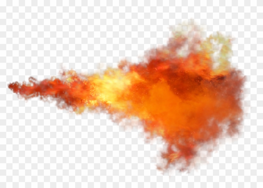 Fireball Flame Fire Png Image - Fire Trail Transparent Background #1104075