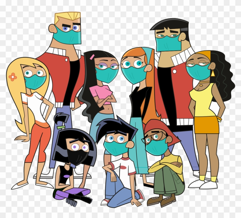 Eidolon1 11 4 Danny Phantom Teens Wearing Masks By - Danny Phantom Group #1104093