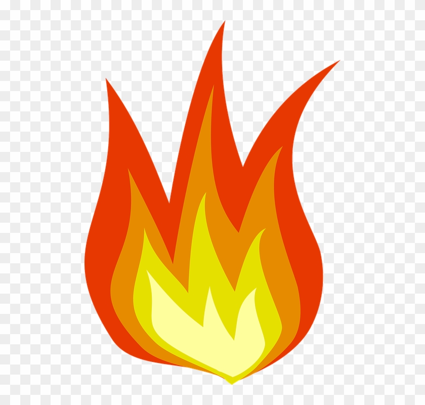 Collection Of Fire Cartoon - Fire Clipart Transparent Background #1104198