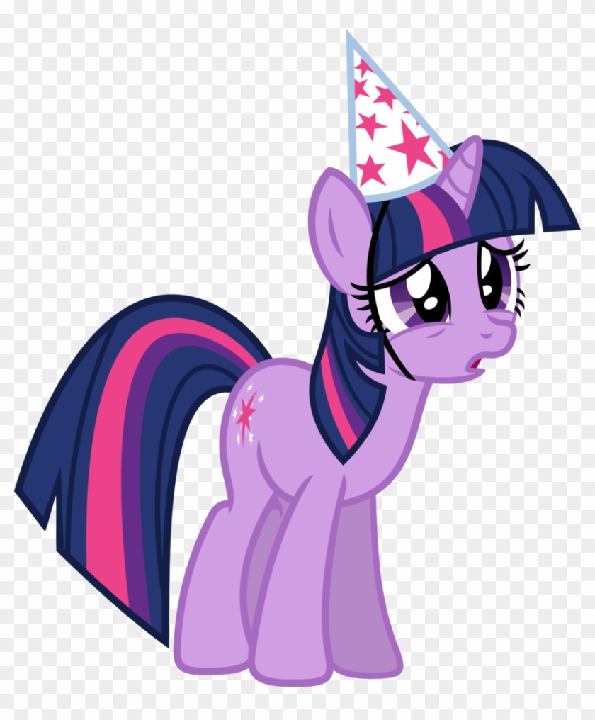 Porygon2z, Hat, Party Hat, Sad, Safe, Simple Background, - My Little Pony Twilight Birthday #1104207