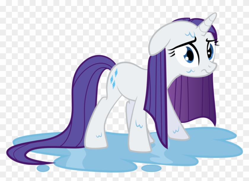 Wet, Cold, And Sad By Spellboundcanvas - My Little Pony Rarity Wet #1104239