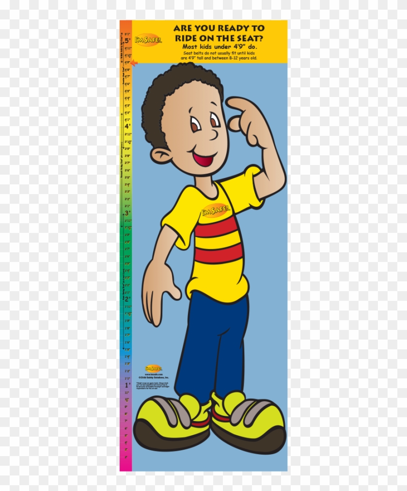 2-3340 Life Size Height Chart Display - Cartoon #1104285
