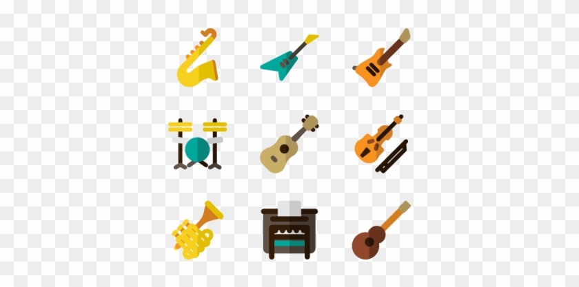 Musical Instrument Icons 2,752 Vector Icons Png Images - Electric Guitar #1104301