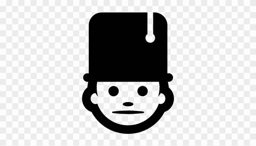 Man Face With Top Hat Vector - Top Hat #1104342