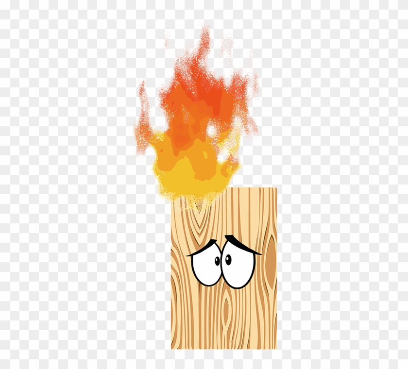 Fire Resistance Yes, The Wood Burns And No One Contests - Illustration #1104395