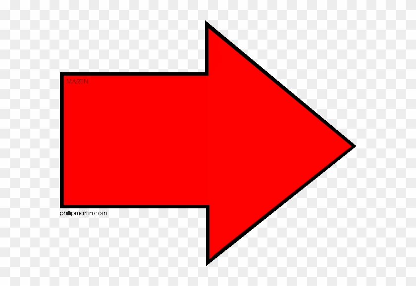 Clipart Arrow - Clip Art Red Arrow #1104422