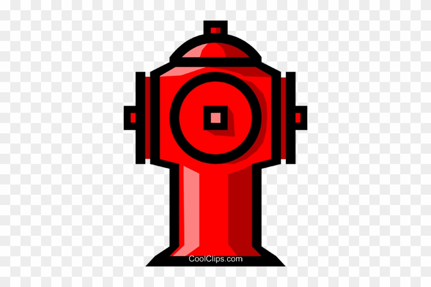 Symbol Of A Fire Hydrant Royalty Free Vector Clip Art - Fire Hydrant Symbol #1104492