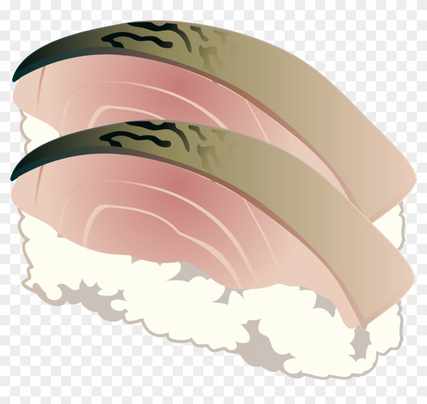 This Free Icons Png Design Of Mackerel Sushi - Sushi #1104595