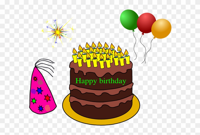 Birthday Cake On Fire Clipart Qvuxox Clipart - Balloons Clip Art #1104684
