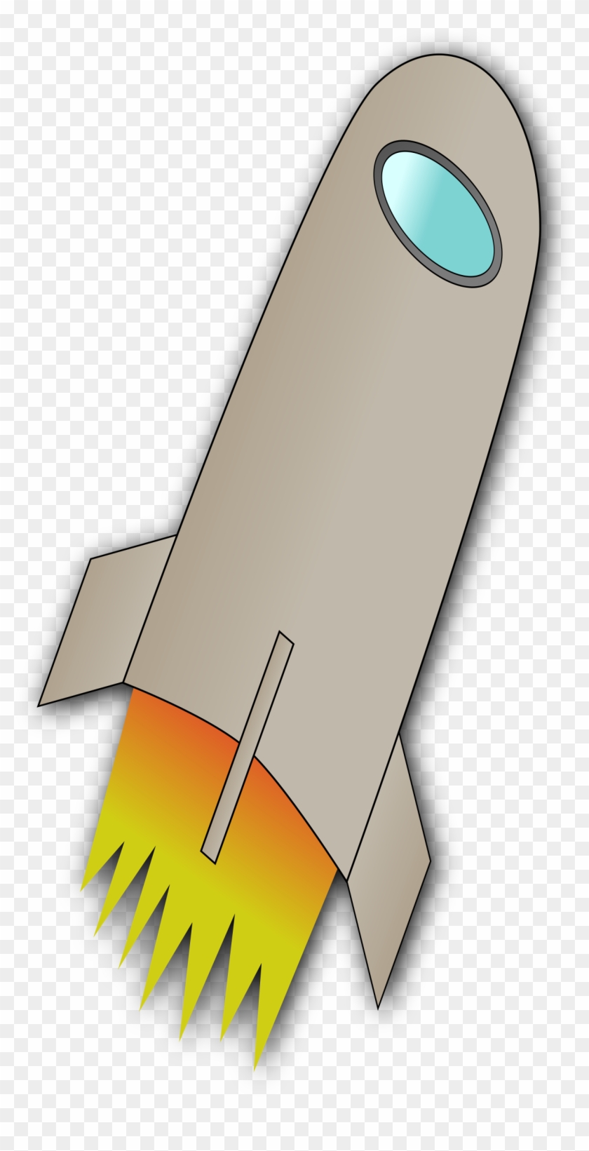 Space Rocket Whit Fire Clipart - ยาน อวกาศ แบ ล็ ค กราว น์ สี ดำ #1104695