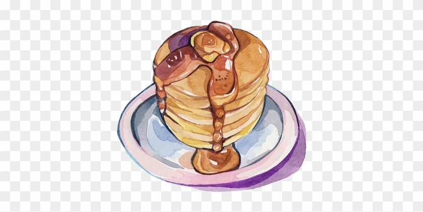 Pancake Clipart Transparent Food - Transparent Pancakes #1104745