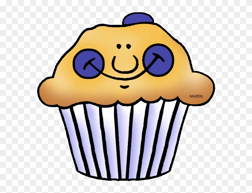 Clipart - Smiling Muffin Clip Art #1104763