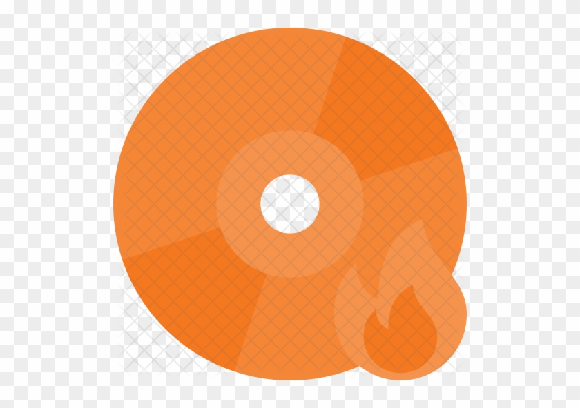 Burn Cd Icon - Circle #1104815