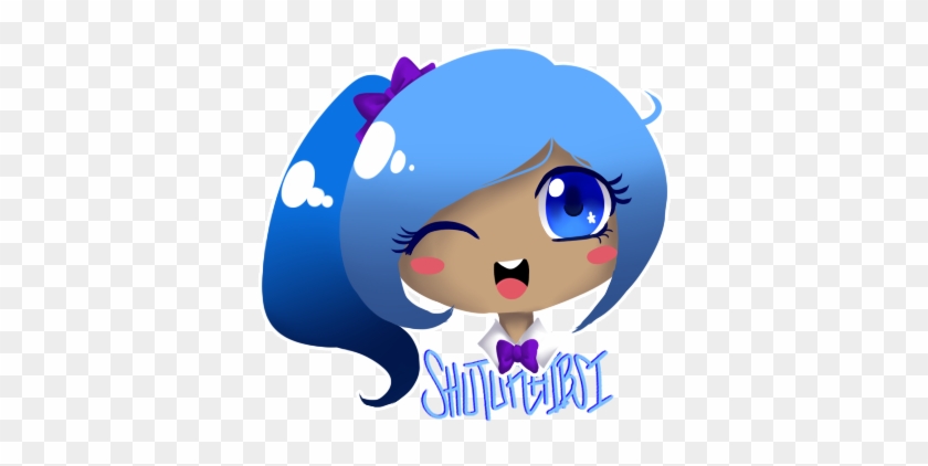 Blue Hair And Twinkly Eyes By Shutupchibsi - Cartoon #1104835