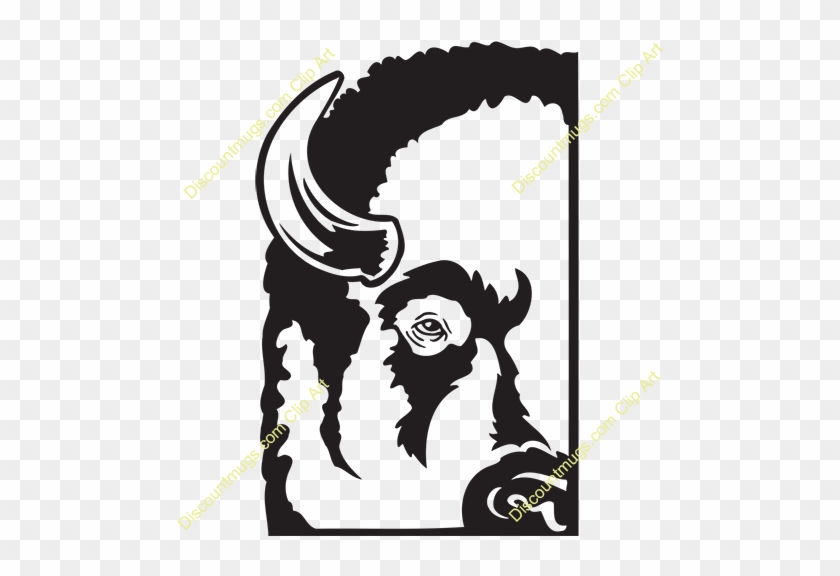 Clipart 14577 Buffalohead Mugs T Shirts Picture Mouse - Clip Art #1104849