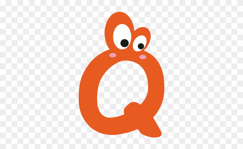 Q Wall Adhesive Letters For Kids Rooms - Letter Q With Eyes #1104968