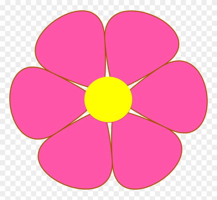 Single Flower Clipart Flower Blossom Petals Free Vector - Flower Clipart Transparent Background #1105149
