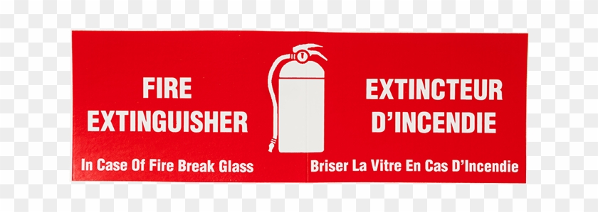 In Case Of Fire Break Glass\ - Fire Extinguisher #1105150